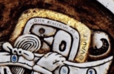 Mayan-inspired 0102 artwork worn by 012